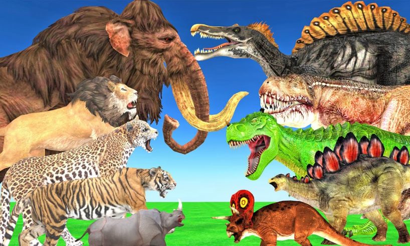 Animal Revolt Battle Simulator Dinosaurs vs Wild Animals The Toughest of all Zombie Mammoth Elephant