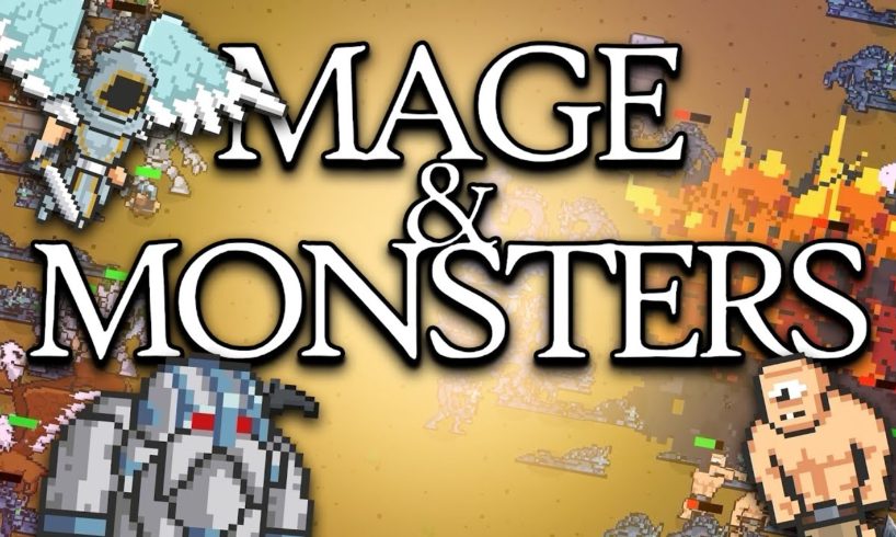 BUILDING A PIXEL AUTO-BATTLING ARMY! - MAGE AND MONSTERS
