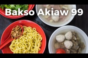 Bakso Akiaw 99 - Beef Meatballs and Noodles | Indonesian Food in Jakarta, Indonesia