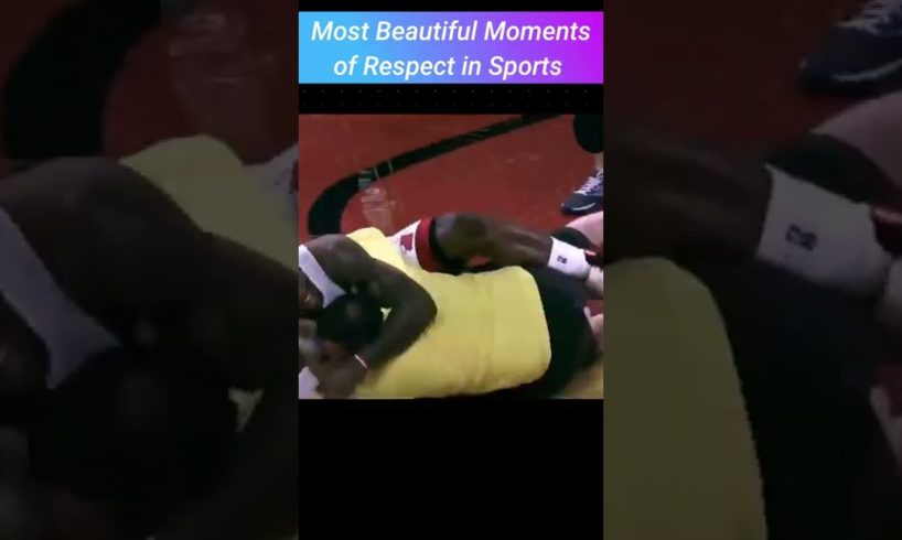 Beautiful Moments Of Respect in sports 6 | #shorts #respect #sports  #basketball  #moments