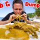 Crab and Dumplings!! 🦀 NATIONAL FOOD in Tobago Island + Breadfruit Roast & Dirt Oven!!