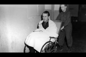 Execution of Ernst Kaltenbrunner fanatical Hitler loyalists who was wheeled into the Court