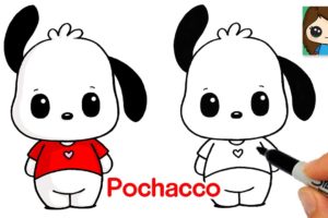 How to Draw Cute Puppy Pochacco | Sanrio