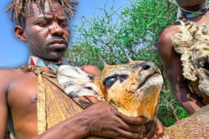 Hunting and Eating Rare African Animals with the Hadza Tribe!!