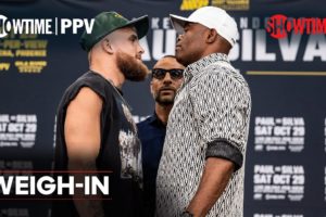 Jake Paul vs. Anderson Silva: Weigh-In | SHOWTIME PPV