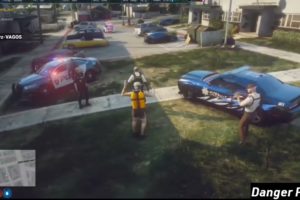 LSPD VS TLMC + VAGOS - Hood Fight  | VLTRP | GTA5 Rp |Danger Playz