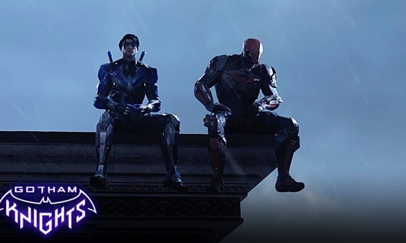 Nightwing PRANKS Red hood - Gotham Knights Cutscene Clip