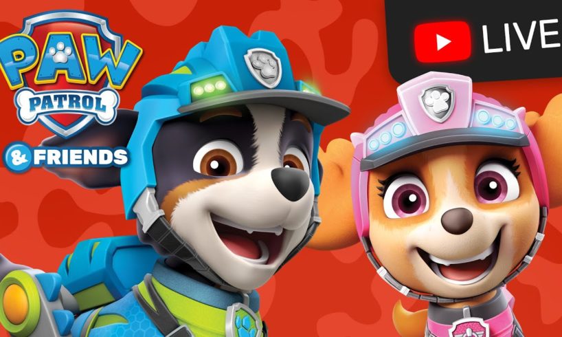 🔴 PAW Patrol and REX Dino Rescue Episodes Live Stream! | Cartoons for Kids