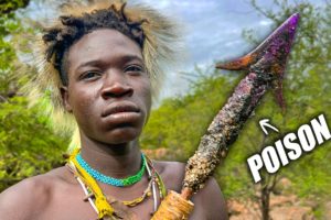 Poison Arrow Hunting in Africa!! Eating with the Hadza Tribe!!