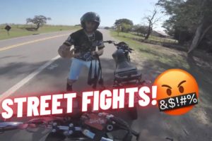 STREET FIGHTS CAUGHT ON CAMERA! | HOOD FIGHTS, MOTORCYCLE CRASH, ROAD RAGE, EPIC MOTO MOMENTS 2022