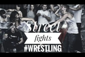 Street fights#wrestling 2 on 1