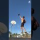 This slack line shot will leave you slack-jawed! 😮😮 #shorts