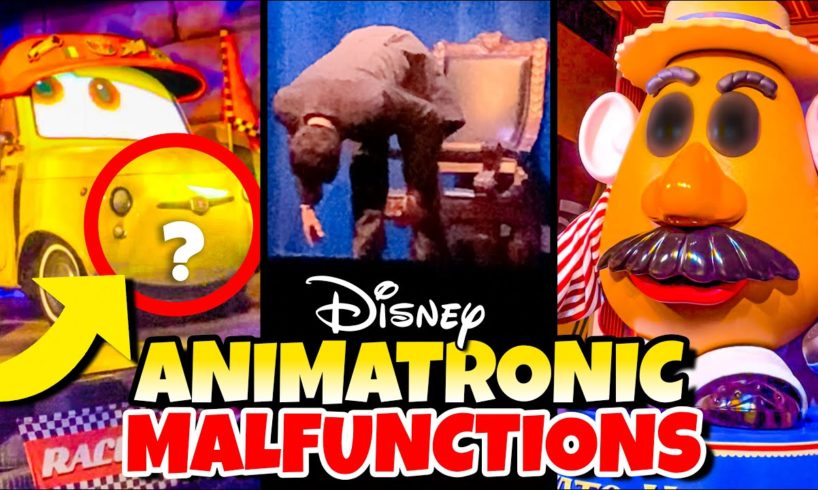 Top 10 Disney Fails & Animatronic Malfunctions Pt 13