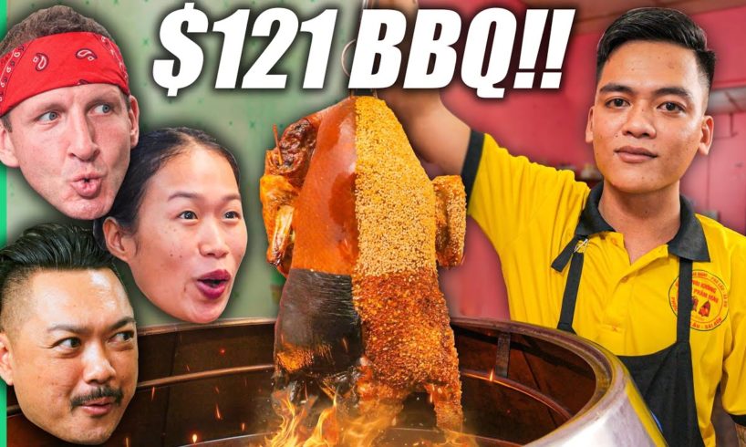 $10 BBQ vs $121 BBQ in Asia!! Extreme Roasted Meats!!