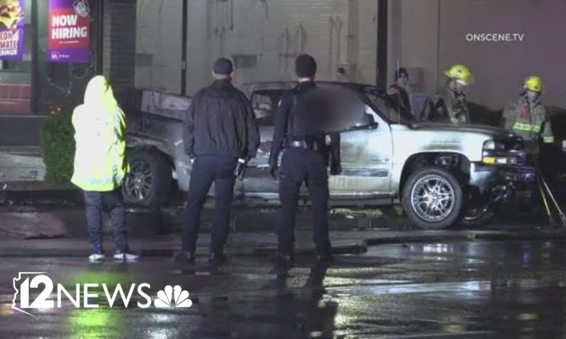 3 dead in Phoenix after fiery collision Saturday night