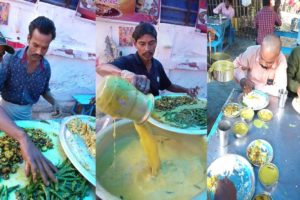 60 Rs/ Main Jitna Marzee Khaw | Bhorpet Rice | Dal | Vegetables | Patna Street Food