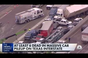 At least 6 dead in massive I-35 wreck in Fort Worth, Texas