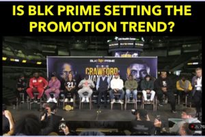 BLK Prime's wrinkled backdrops.  Why laugh, maybe a new TREND ON PROMOTING FIGHTS being shown.