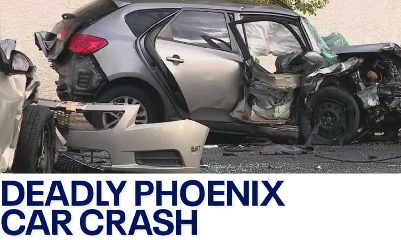 Child dies following 2-car crash in Phoenix