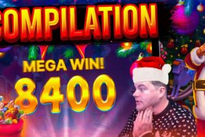 Christmas Slots Bonus Compilation! Fat Santa, Santa's Stack & More!