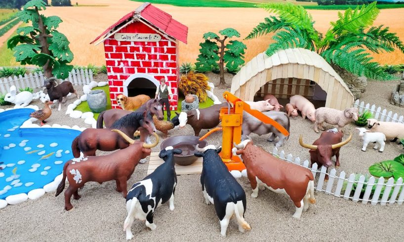 DIY Amazing Mini Farm Village, Country Farm - Build Animals Farm Diorama - Cattle Farm