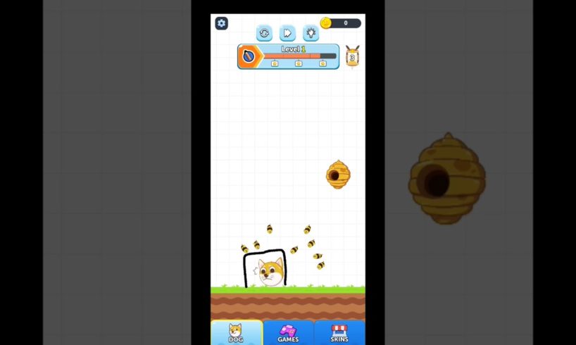 Dog rescue level-1 gameplay #shorts #viral #youtubeshorts