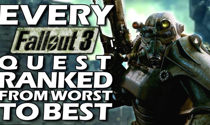 Every Fallout 3 Quest Ranked from WORST to BEST