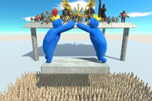 Fight Yourself On Thorns - Animal Revolt Battle Simulator