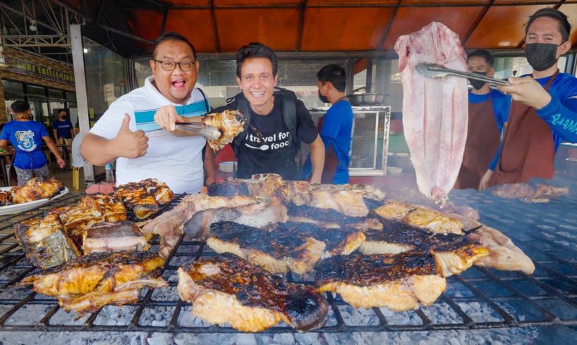 Filipino Food - Extremely Popular!! FISH BARBECUE + Kinilaw in Cebu, Philippines!