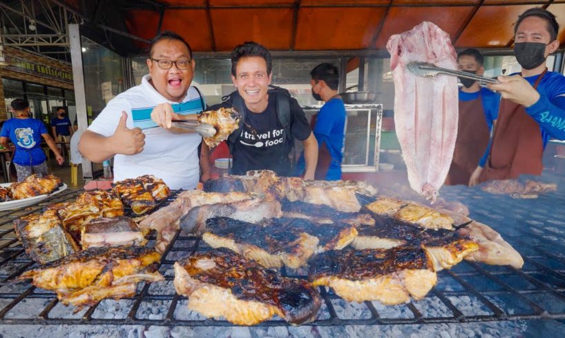 Filipino Food - Extremely Popular!! FISH BARBECUE + Kinilaw in Cebu, Philippines!