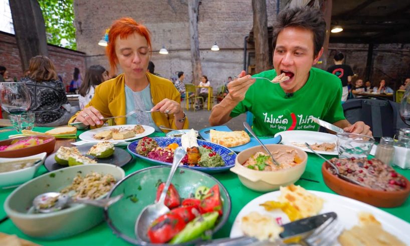 First Time Eating GEORGIAN FOOD!! 🇬🇪 Huge Dinner + Cheese Boat in Tbilisi, Georgia!!