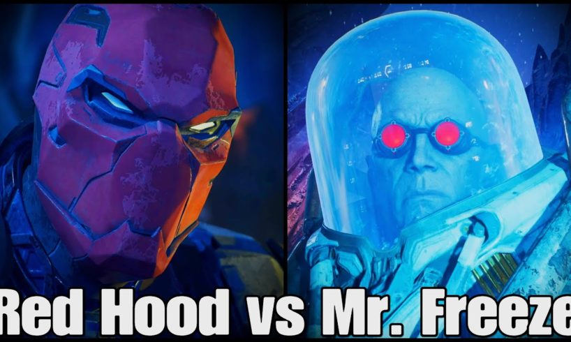 Gotham Knights - Red Hood vs Mr. Freeze Boss Fights (PS5)