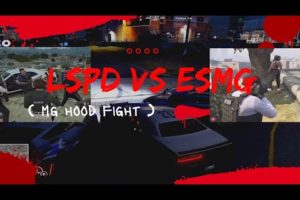LSPD VS ESMG ( MG HOOD FIGHT ) | FULL MATTER | GTA | VLTRP | VLT | ROLEPLAY