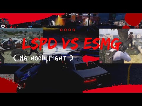 LSPD VS ESMG ( MG HOOD FIGHT ) | FULL MATTER | GTA | VLTRP | VLT | ROLEPLAY