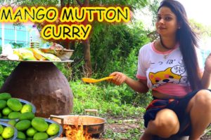 Mango Mutton Curry | Village style Mutton Masala Curry | Mutton Recipe | Yummy Mutton Recipe