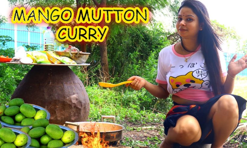 Mango Mutton Curry | Village style Mutton Masala Curry | Mutton Recipe | Yummy Mutton Recipe