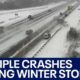 Numerous crashes amid winter storm, snow in Twin Cities: RAW