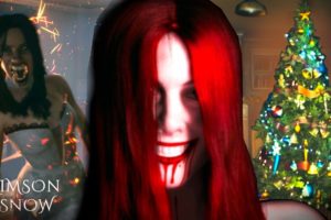 Our Demonic Ex-Girlfriend Visits for Christmas || Crimson Snow (Playthrough ENDING)