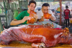 Philippines Best Lechon!! ULTIMATE ROASTED PIG TOUR - Cebu’s Insane Street Food!!