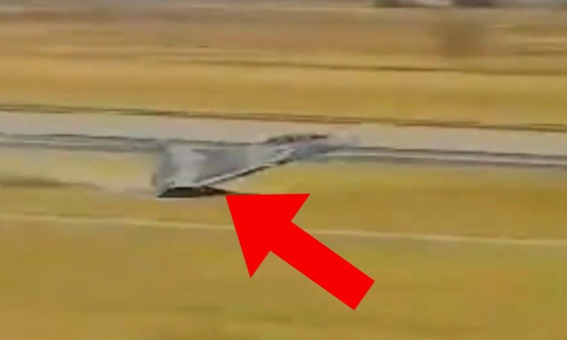 Plane Touches Ground And Crashes - Daily dose of aviation