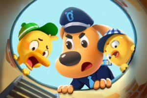 Police Officer Rescues Baby Underground | Police Cartoon | Sheriff Labrador | Kids Cartoon | BabyBus