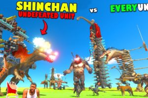 SHINCHAN Making NEW UNDEFEATED DRAGON to Battle THOR HYDRA with SHINCHAN in ANIMAL REVOLT BATTLE SIM