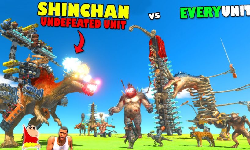 SHINCHAN Making NEW UNDEFEATED DRAGON to Battle THOR HYDRA with SHINCHAN in ANIMAL REVOLT BATTLE SIM
