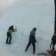 Two people nearly died under an iceberg