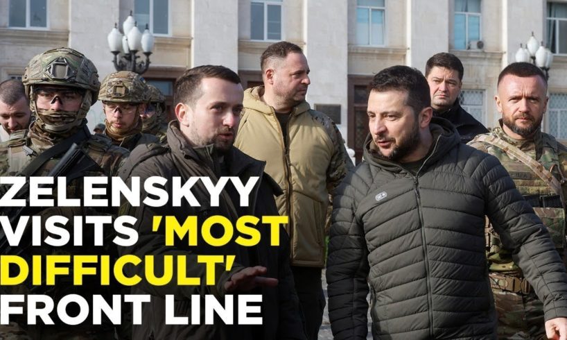 Ukraine War Live : Zelenskyy Visits Troops Near Front Line After Putin Drives Across Crimea Bridge
