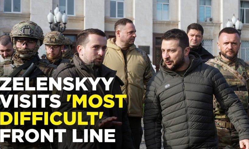 Ukraine War Live : Zelenskyy Visits Troops Near Front Line After Putin Drives Across Crimea Bridge