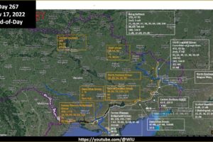 Ukraine: military situation with maps November 17, 2022