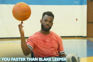 Wheelchair Basketball w/ 2x Gold Medalist Matt Scott | Are You Faster Than Blake Leeper