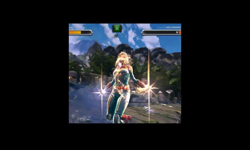 captain Marvel vs red hood fight gameplay #shorts #captainmarvel #redhood