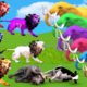 10 Zombie Lions vs Elephants Animal Fight - Cow, Animals Rescue Saved By Elephant Mammoth New